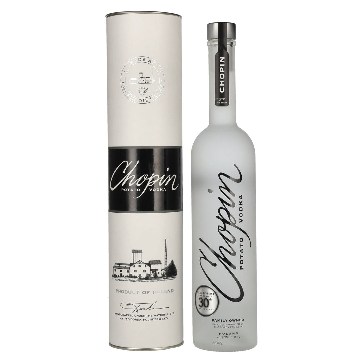 Chopin Potato Vodka 40% vol., 0.7 l, in a gift box