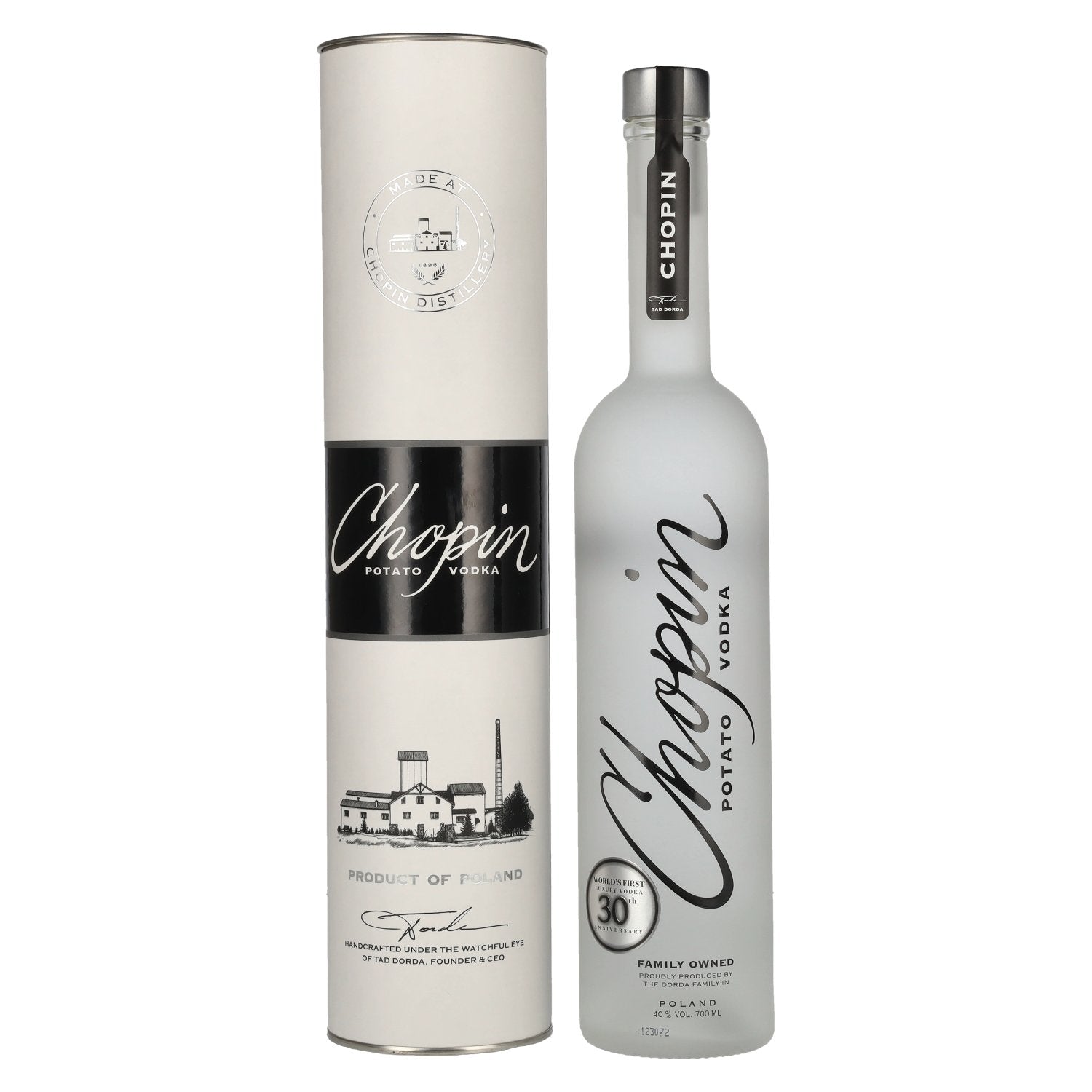 Chopin Potato Vodka 40% vol. 0,7 l in geschenkverpakking