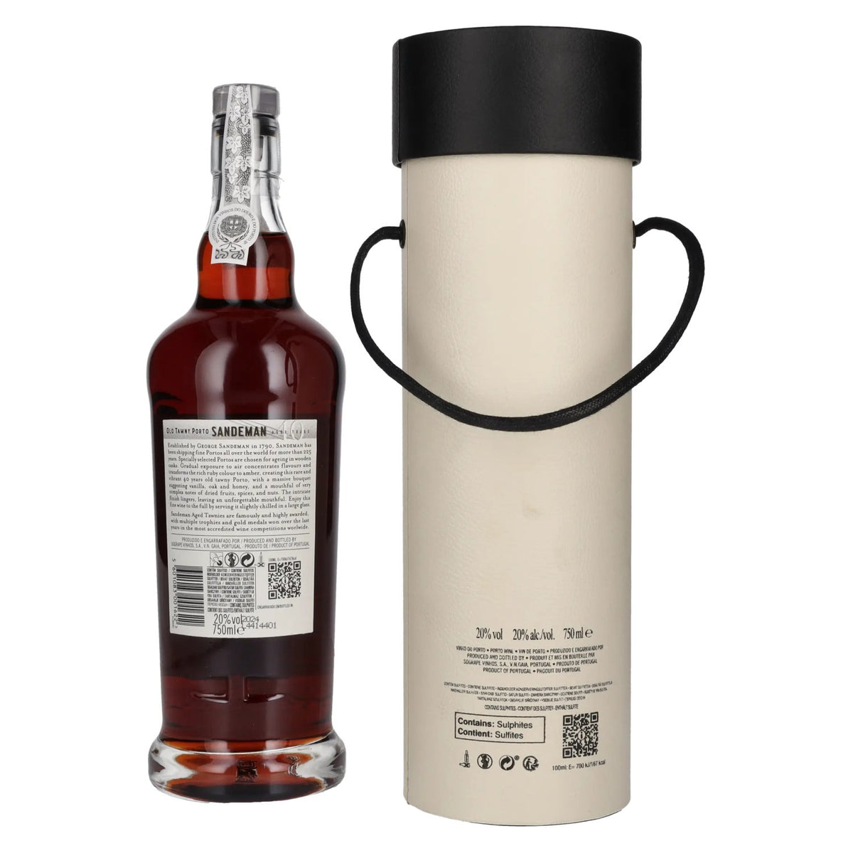 Sandeman 40 Years OLD TAWNY Porto 20% Vol. 0,75l in Geschenkbox