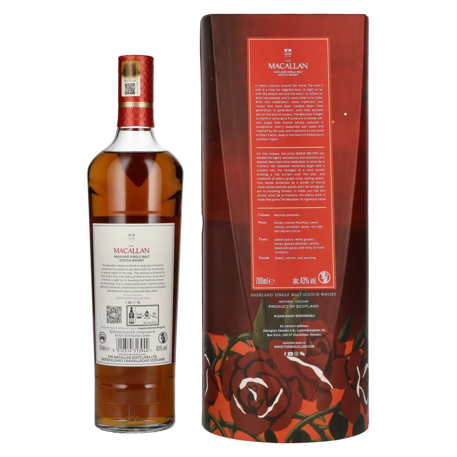 The Macallan A NIGHT ON EARTH JEREZ 43% Vol. 0,7l in Geschenkbox