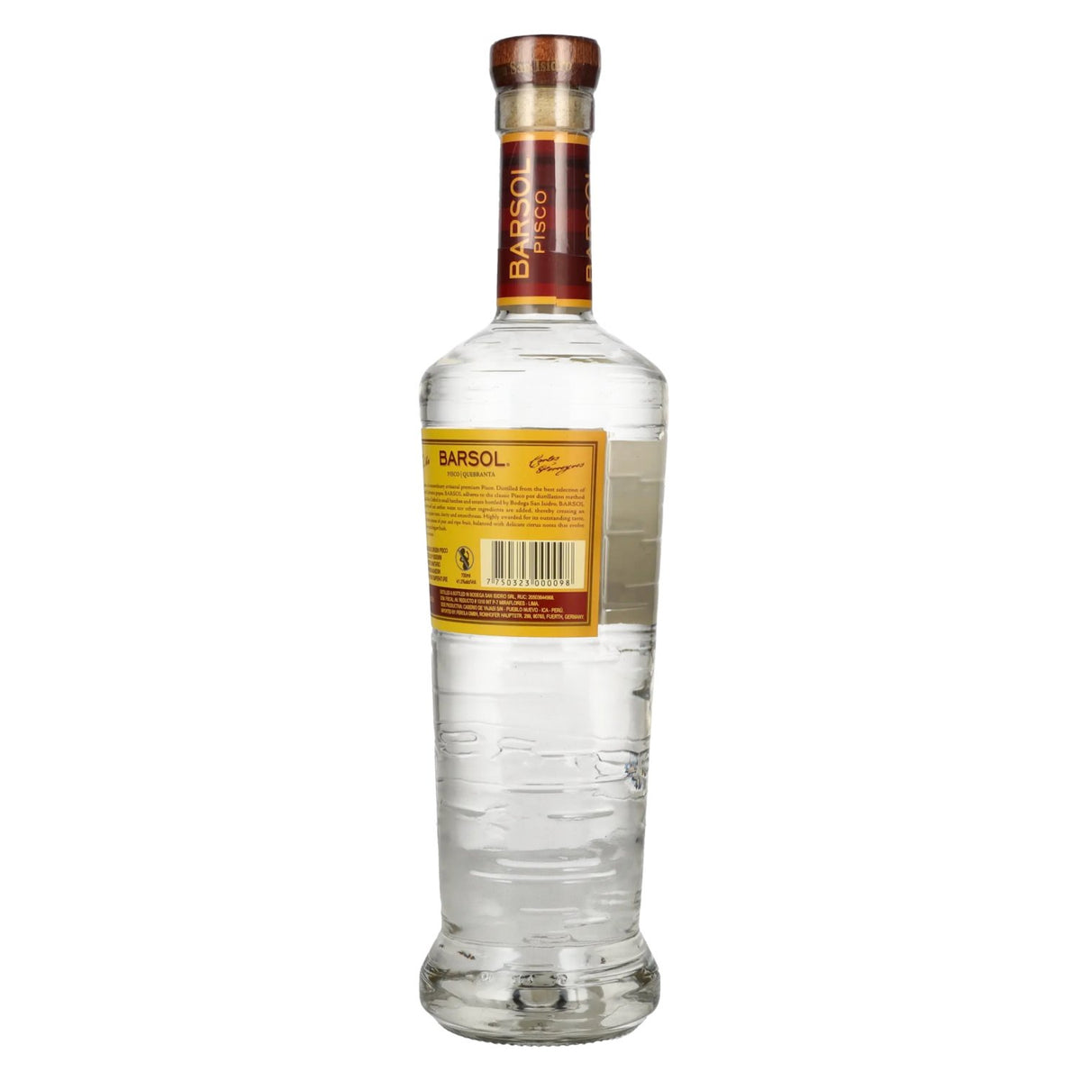 Barsol Pisco QUEBRANTA 41,3% vol. 0,7 l