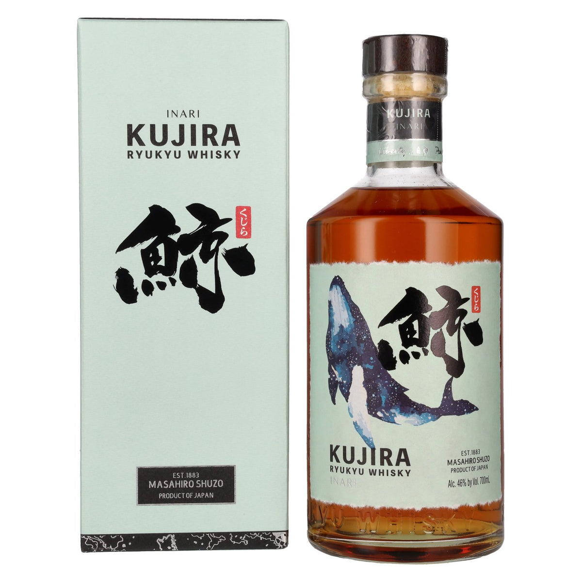 Kujira INARI Ryukyu Whisky 46% ABV, 0.7 litres, in a gift box