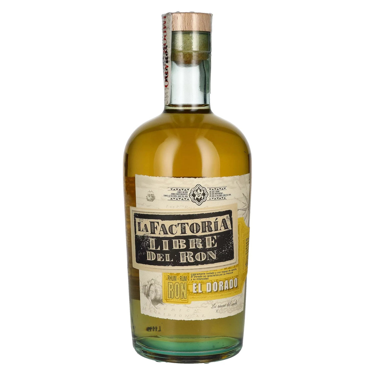 La Factoría Libre del Ron El Dorado 40% ABV 0.7l