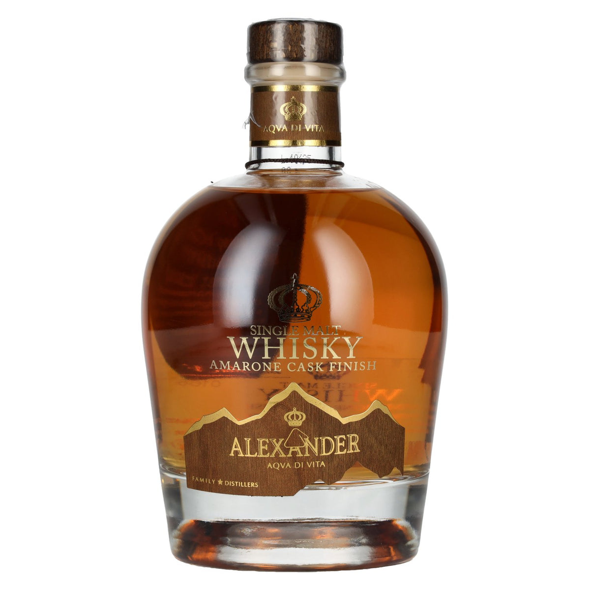 Bottega ALEXANDER Aqva Di Vita, whisky single malt vieilli en fût d'Amarone, 46 % vol., 0,7 l