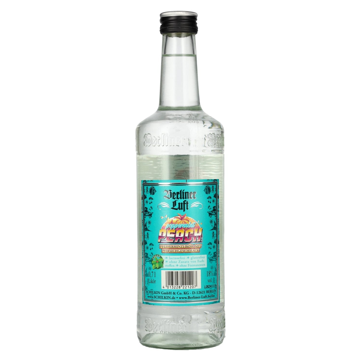 Berliner Luft PEPPERMINT PEACH The Fresh Peppermint Liqueur 18% Vol. 0,7l