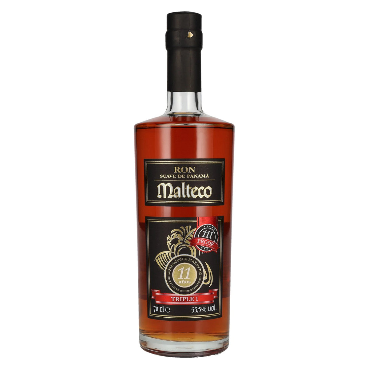 Ron Malteco 11 ans TRIPLE 1 55,5 % vol. 0,7 l
