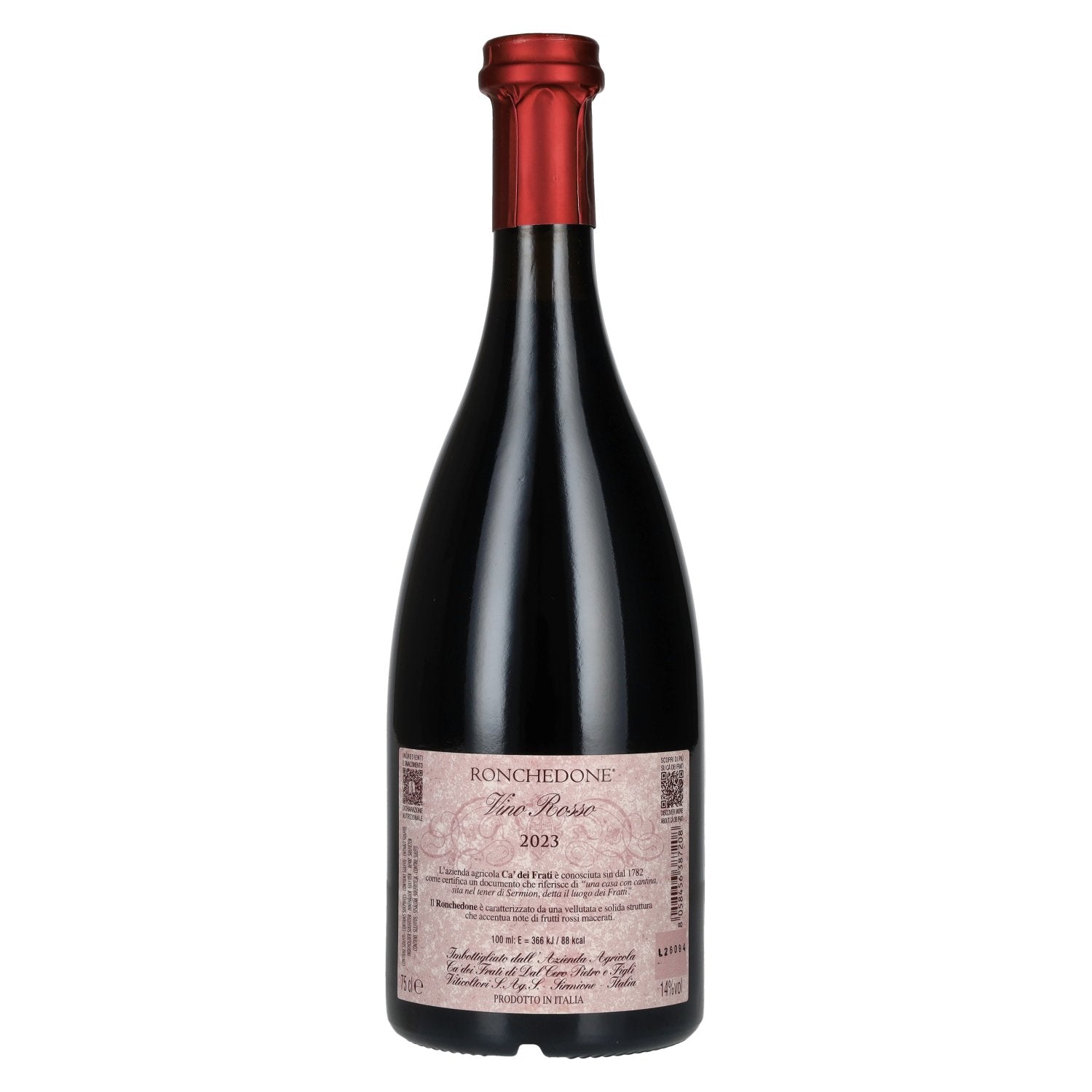 Cà dei Frati Ronchedone Vin rouge 2023 14 % vol. 0,75 l