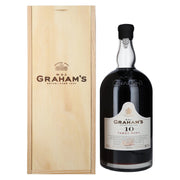 W. &amp; J. Graham's Tawny Port 10 Years Old 20% vol. 4,5 l in houten kist