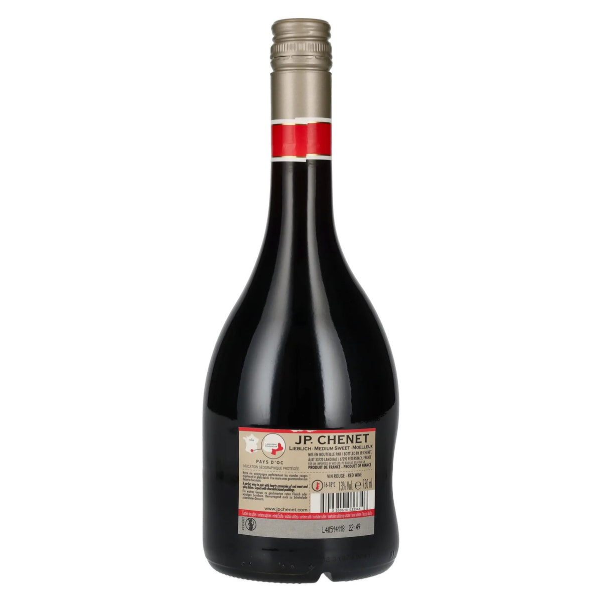 JP. Chenet Delicious MEDIUM SWEET Moelleux Rouge 2023 13% vol. 0.75 l