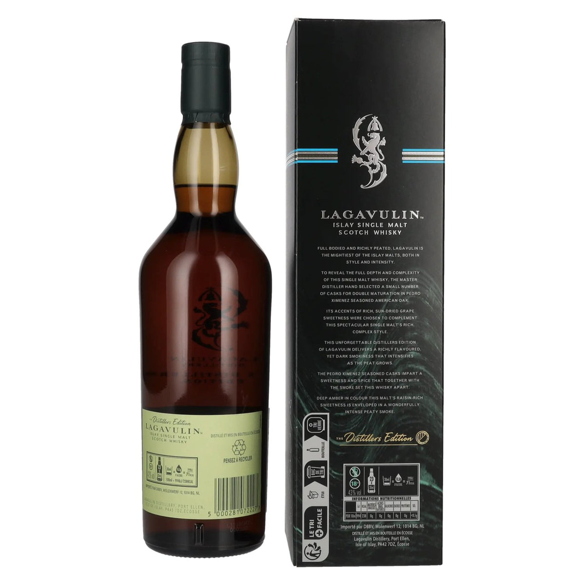 Lagavulin The Distillers Edition Double Matured Islay Single Malt Whisky 2023 43% Vol. 0,7l in Geschenkbox