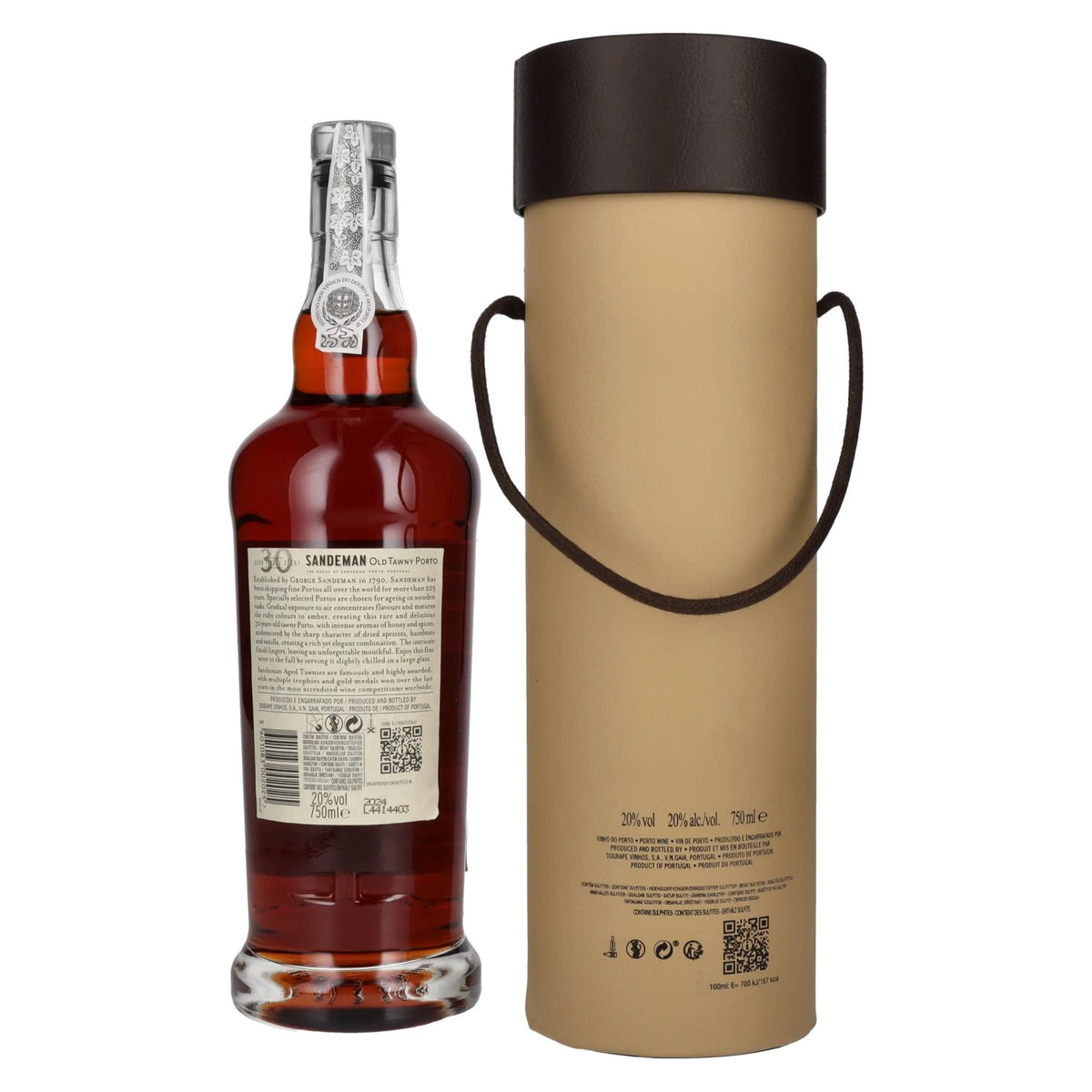 Sandeman 30 Years Old Tawny Port, 20% vol., 0.75 l, in a gift box