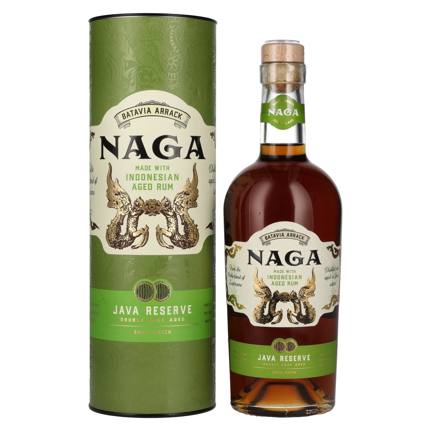 Naga JAVA RESERVE Double Cask Aged 40% Vol. 0,7l en boîte cadeau