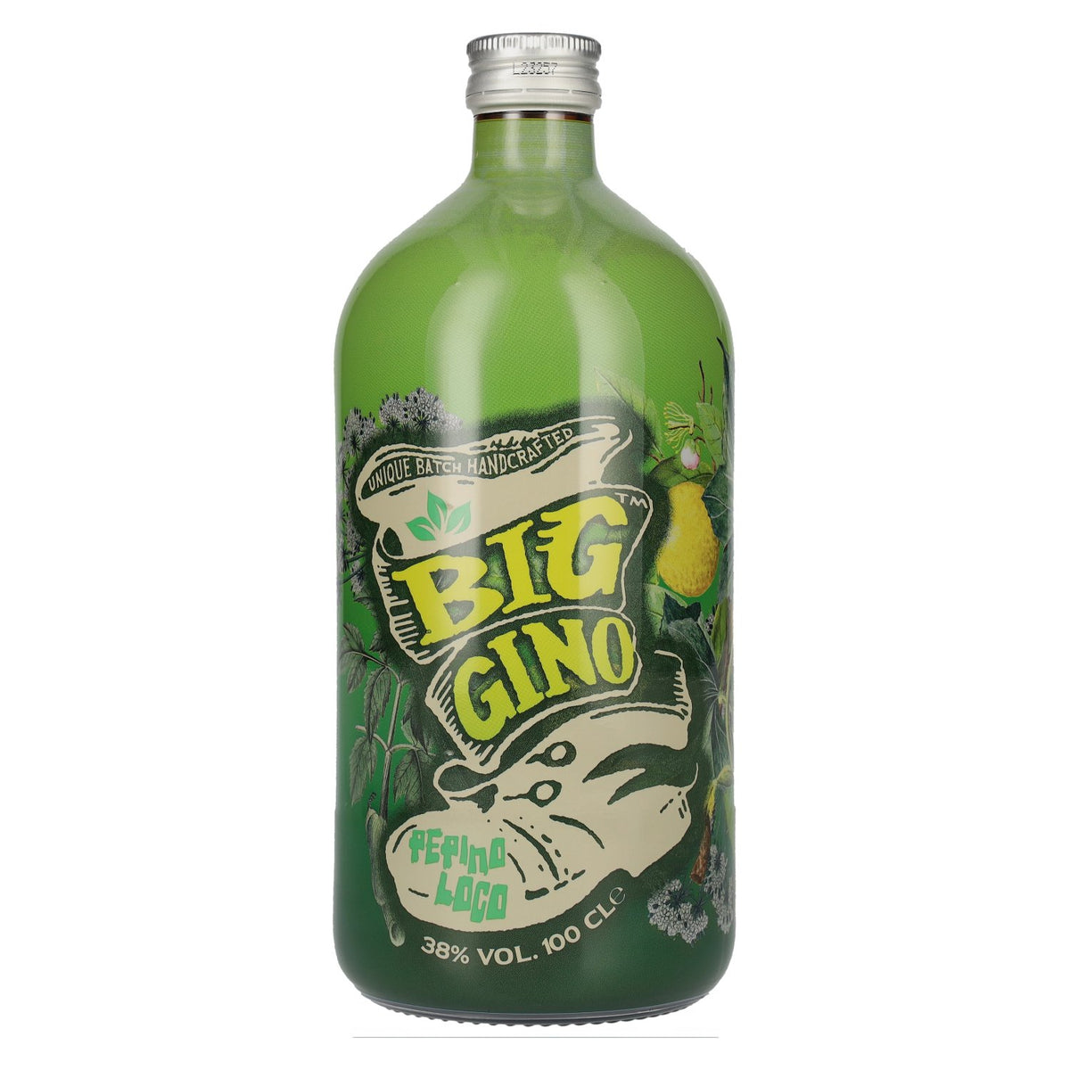 Big Gino Gin PEPINO LOCO 38 % vol. 1 l