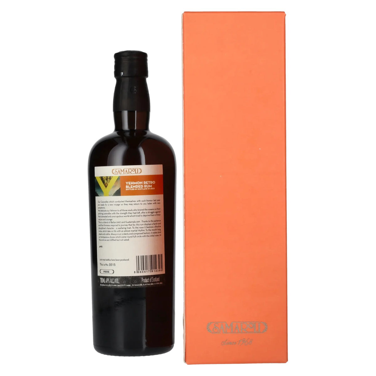 Samaroli Yehmon Retro Blended Rum 2023 49% Vol. 0,7l in Geschenkbox