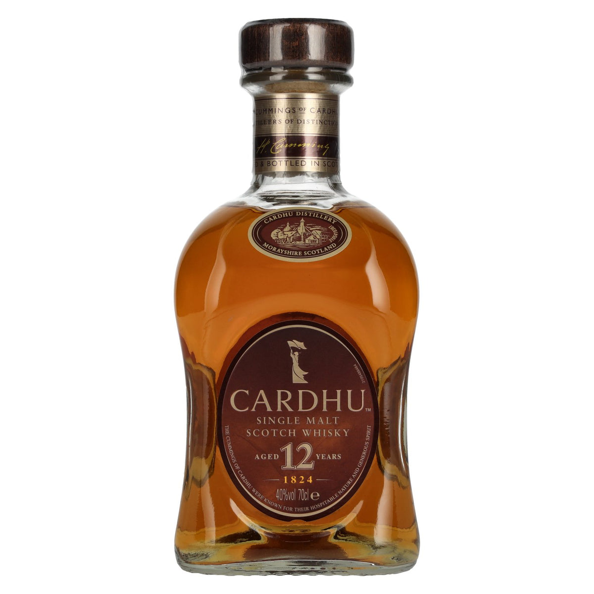 Whisky single malt écossais Cardhu 12 ans d'âge, 40 % vol., 0,7 l