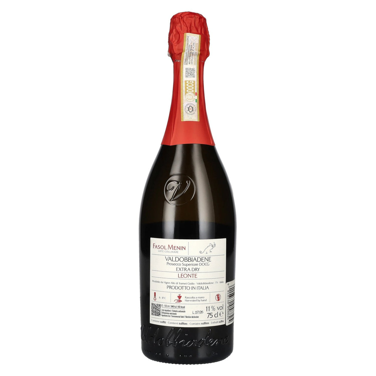 Fasol Menin Valdobbiadene Prosecco Superiore Leonte Extra Dry DOCG 11% Vol. 0,75l