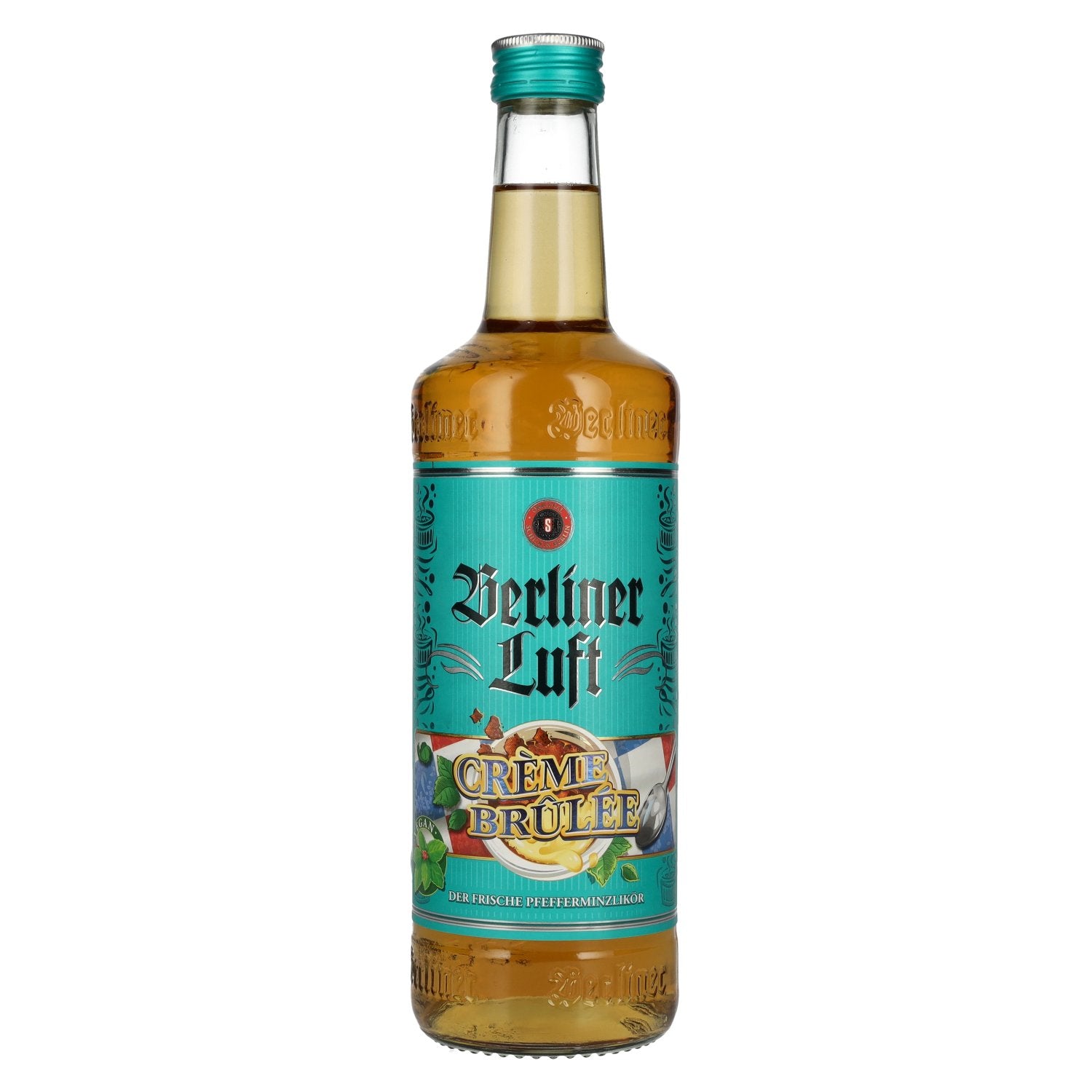 Berliner Luft CRÈME BRÛLÉE Der Frische Pfefferminzlikör 18% Vol. 0,7l