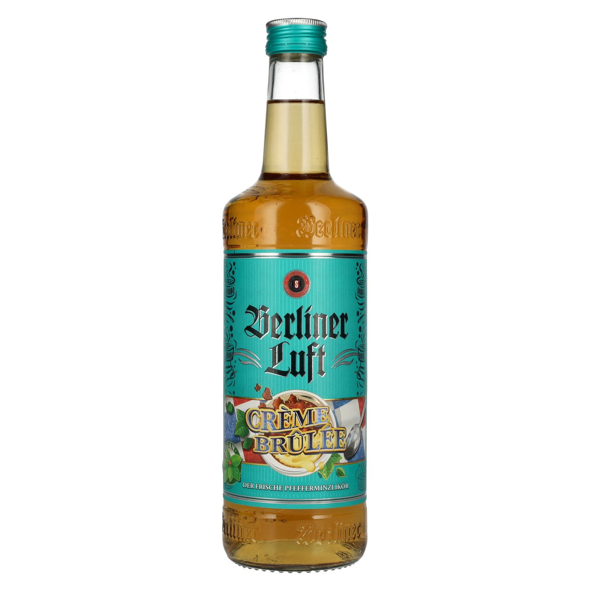 Berliner Luft CRÈME BRÛLÉE Fresh Peppermint Liqueur 18% ABV 0.7 l