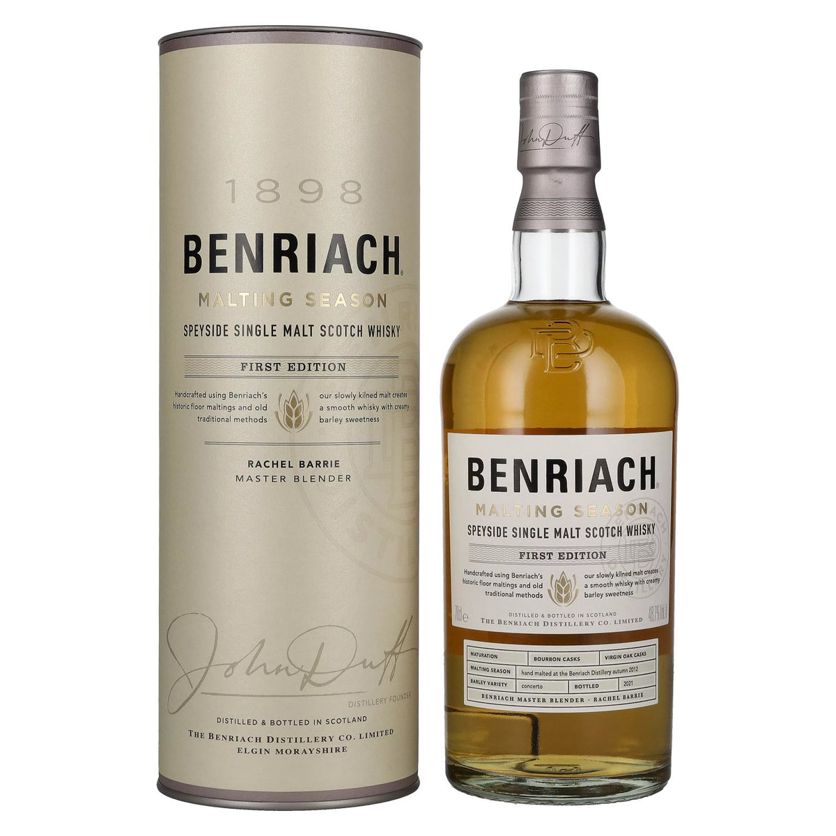Benriach MALTING SEASON Speyside Single Malt 48,7% Vol. 0,7l in Geschenkbox