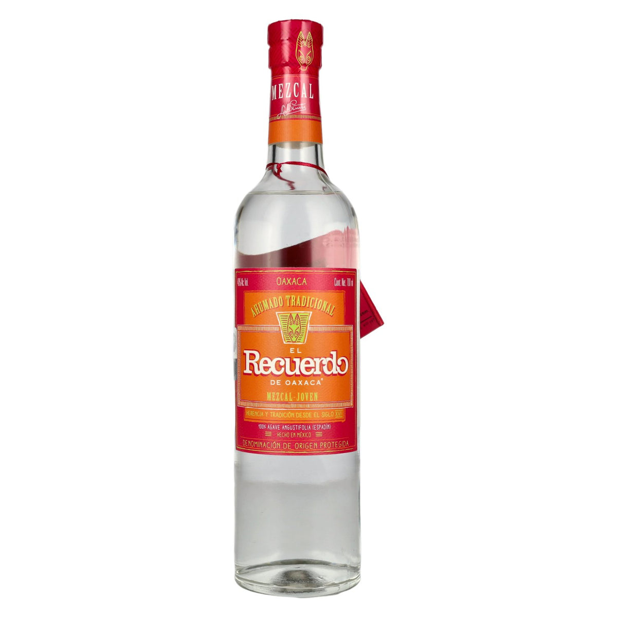 El Recuerdo de Oaxaca Mezcal Joven 100 % agave angustifolia AOP 40 % vol. 0,7 l