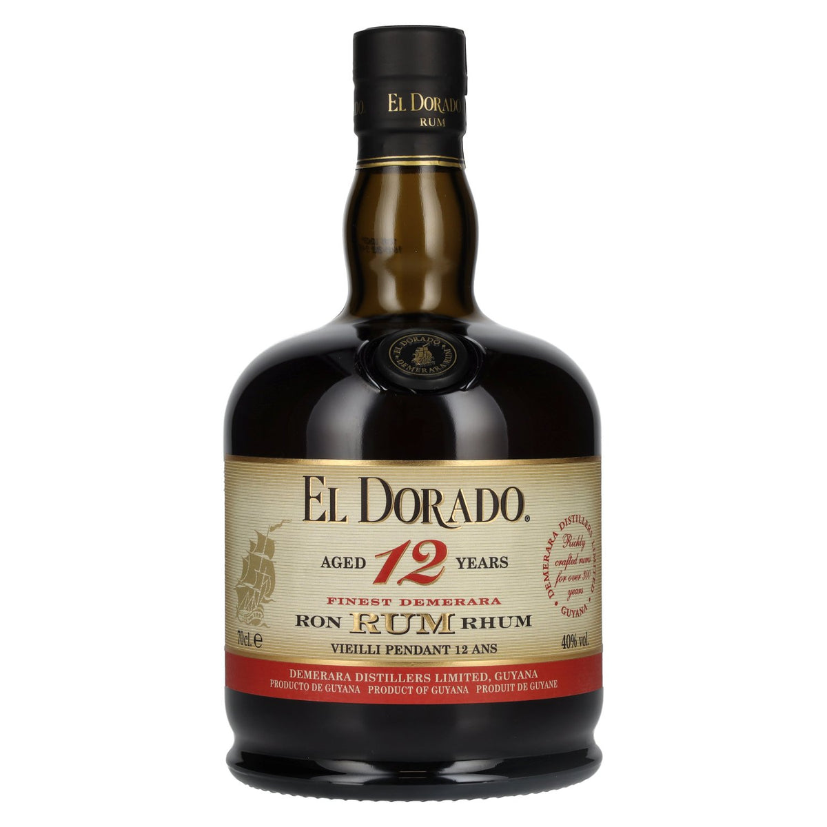 El Dorado 12 Year Old Finest Demerara Rum 40% vol. 0.7 l
