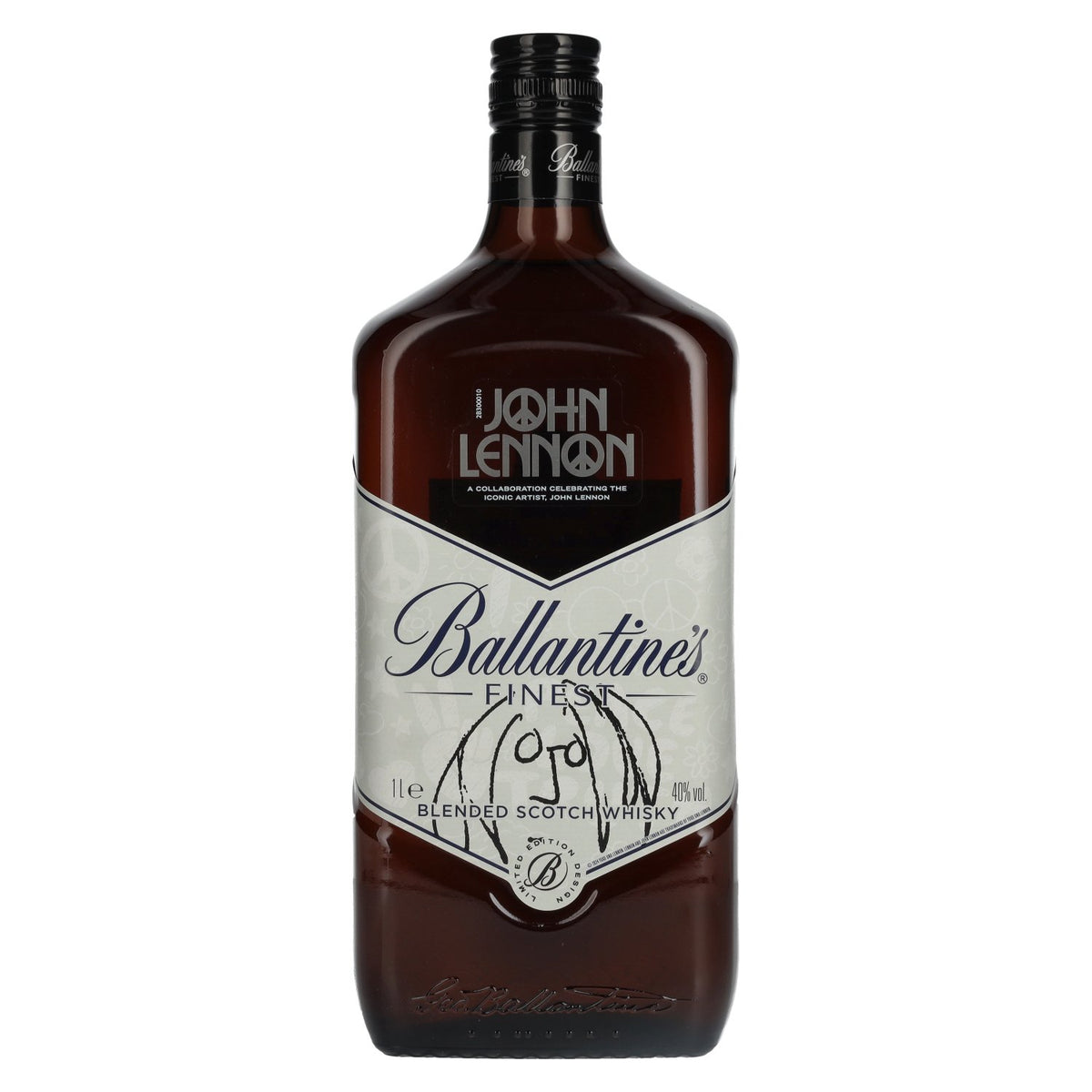 Ballantine's FINEST Blended Scotch Whisky JOHN LENNON Limited Edition 40% vol. 1 litre