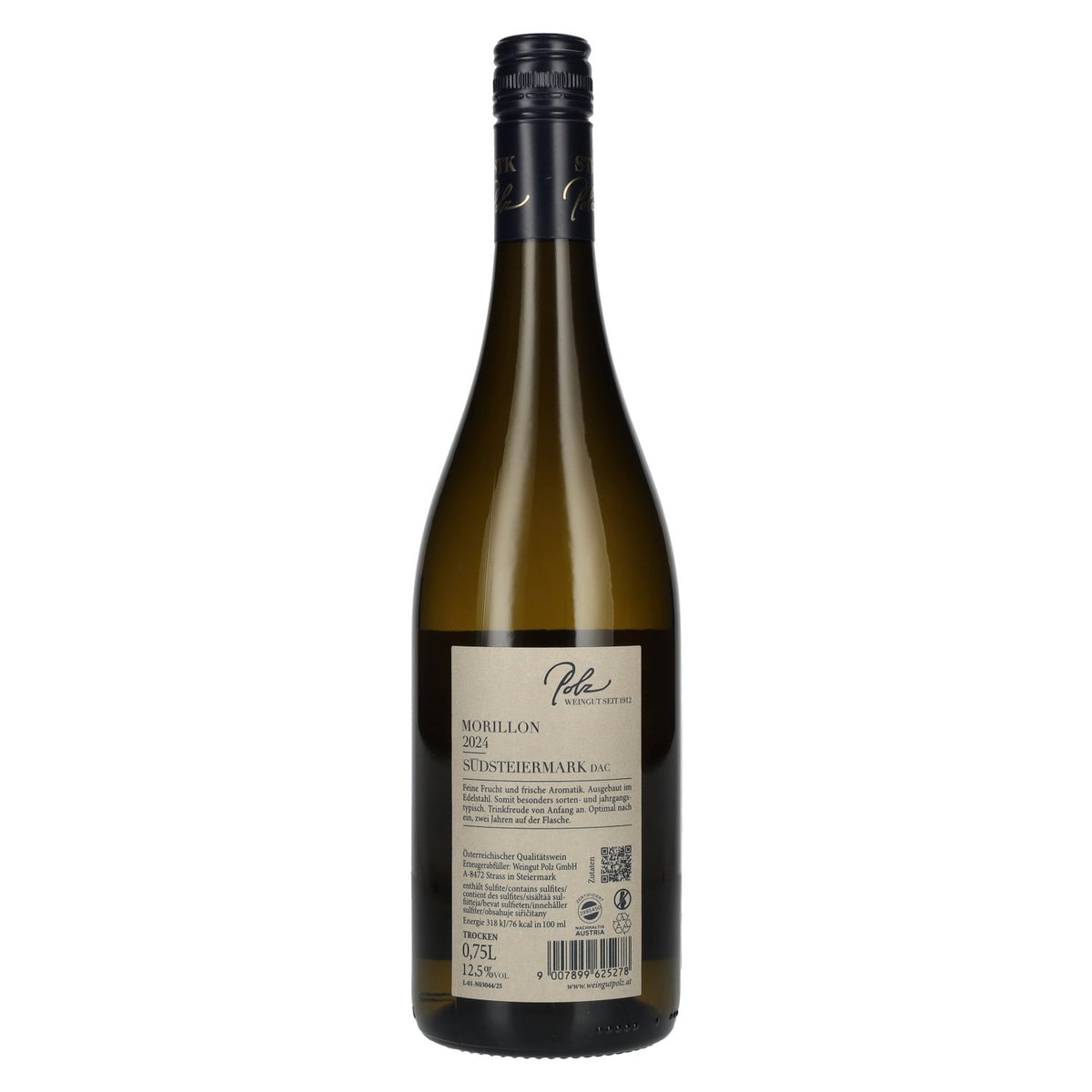 Polz Morillon South Styria DAC 2024 12.5% ABV 0.75 l