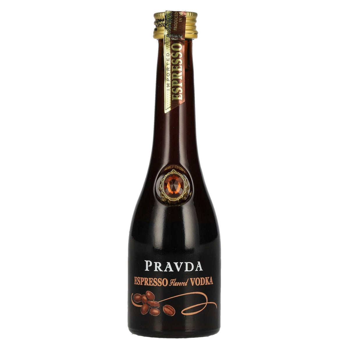 Pravda ESPRESSO Flavored Vodka 37,5% Vol. 0,05l