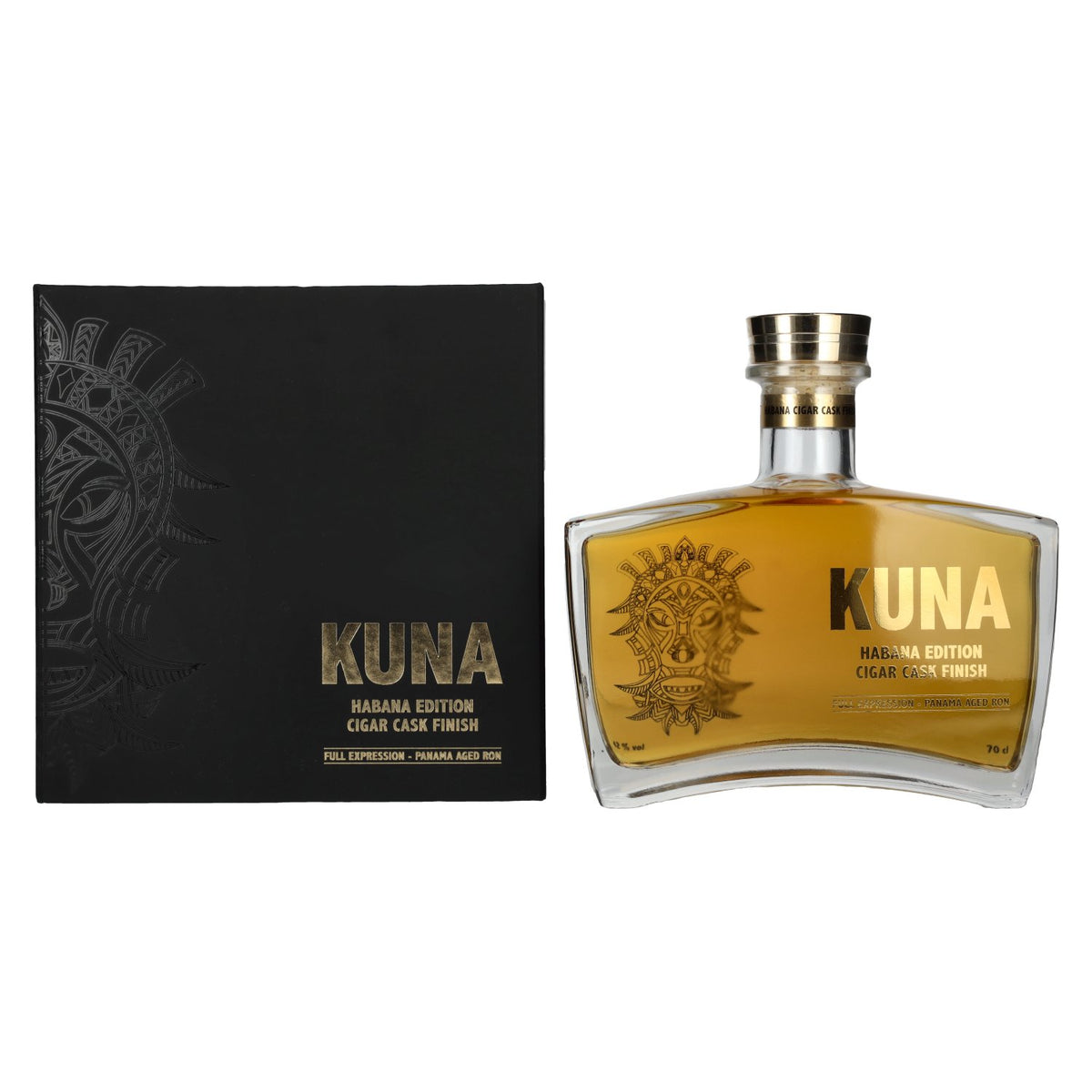 Kuna Panama Aged Ron Habana Edition Cigar Cask Finish 42% vol. 0.7l in a gift box