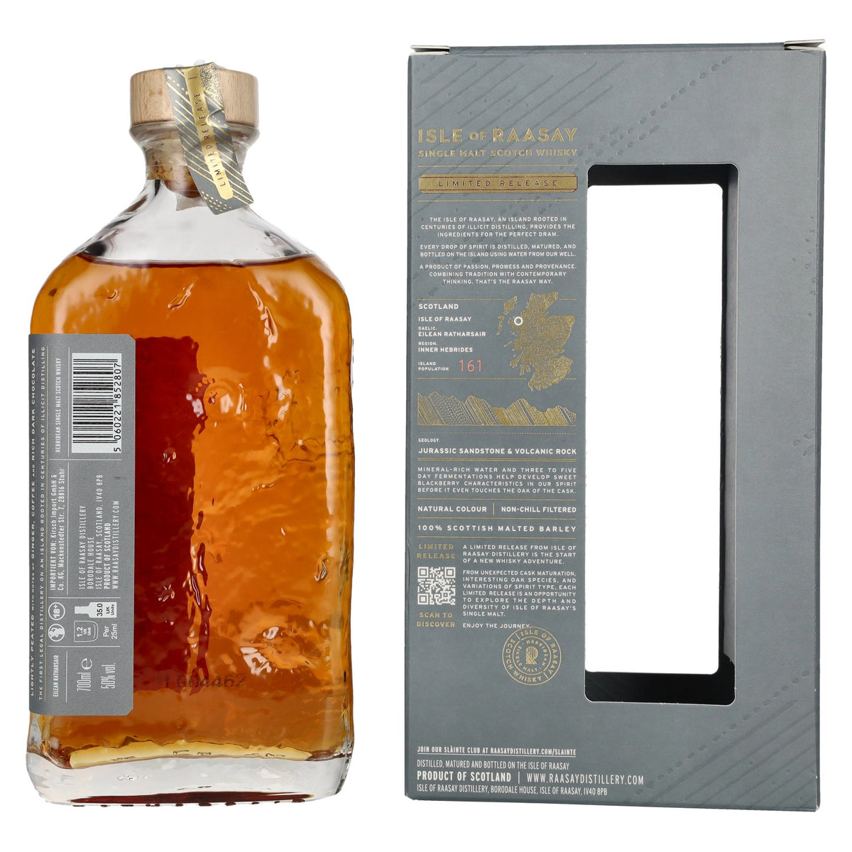 Isle of Raasay Hungarian Oak Single Malt Limited Release 50% vol. 0.7 l in a gift box