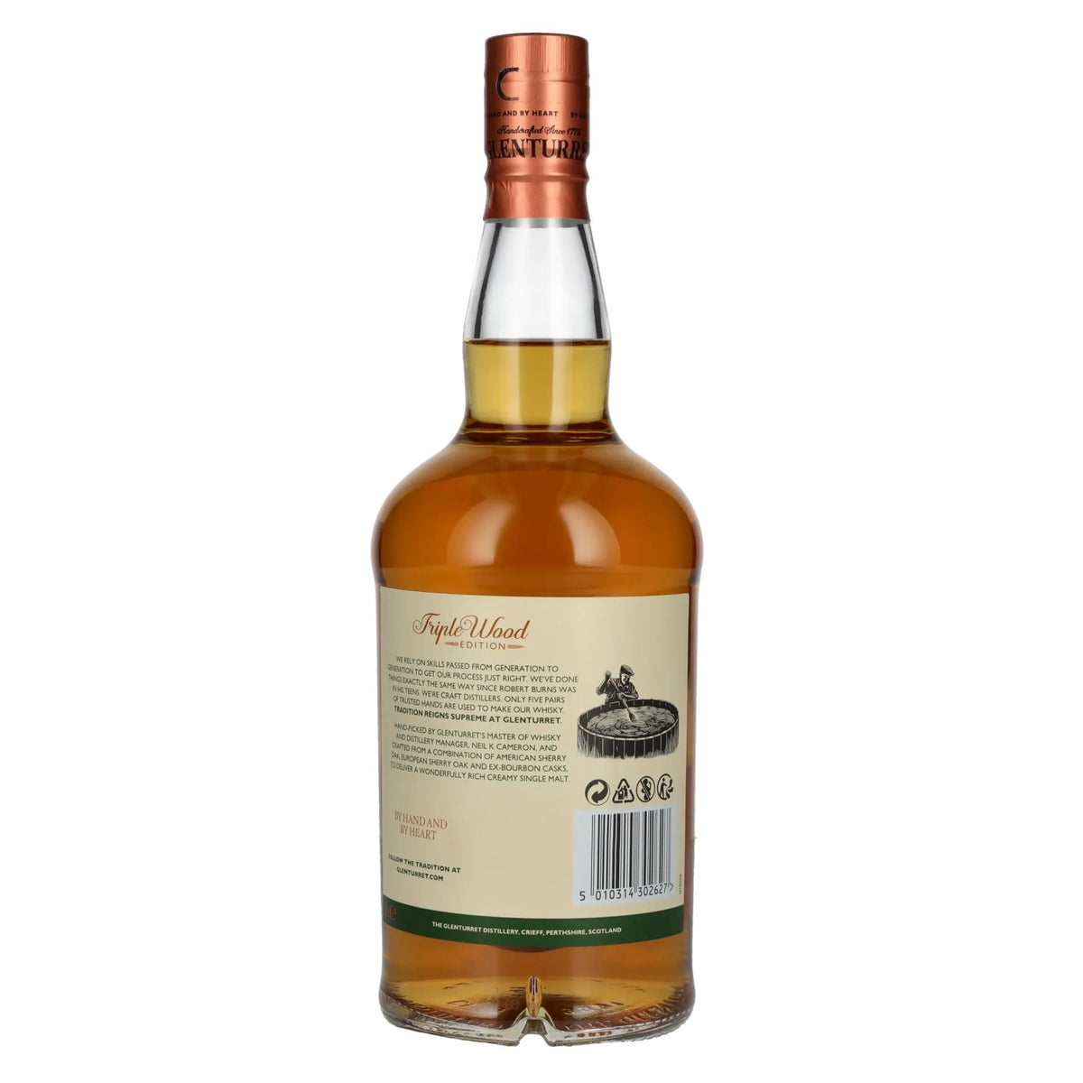 The Glenturret Triple Wood Edition, lot No. 3, 43 % vol., 0,7 l
