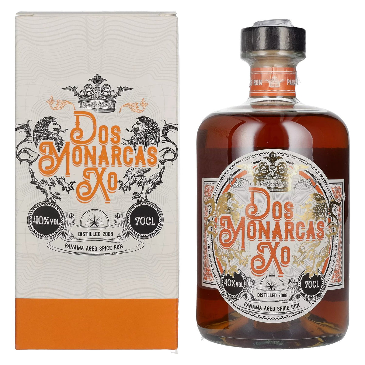 Dos Monarcas XO Panama Aged Spice 40% ABV, 0.7 l in a gift box