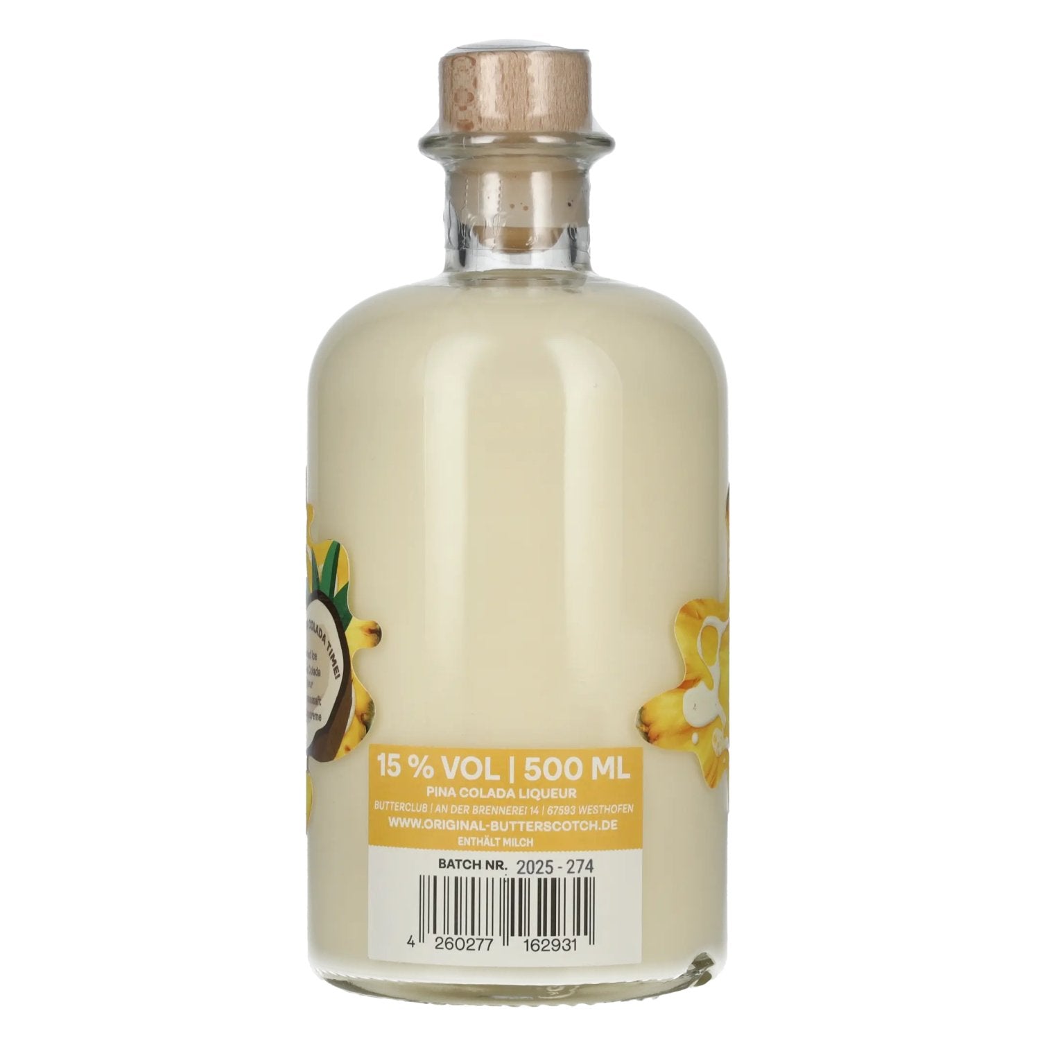 Butterscotch Pina Colada Likeur Zomereditie 15% Vol. 0,5l