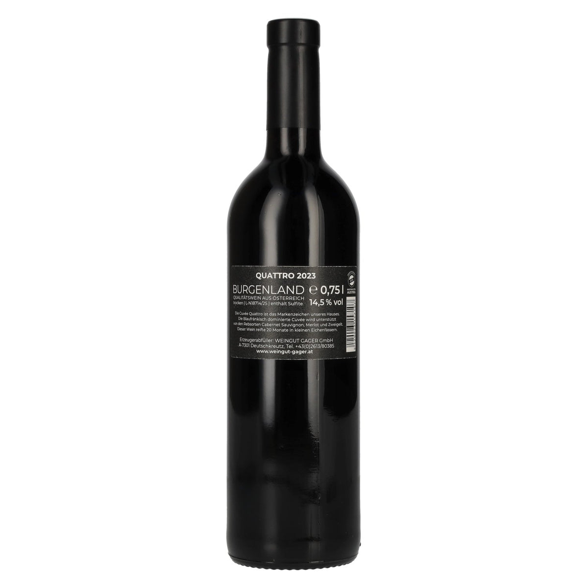 Gager Quattro Burgenland 2023 14,5 % vol. 0,75 l