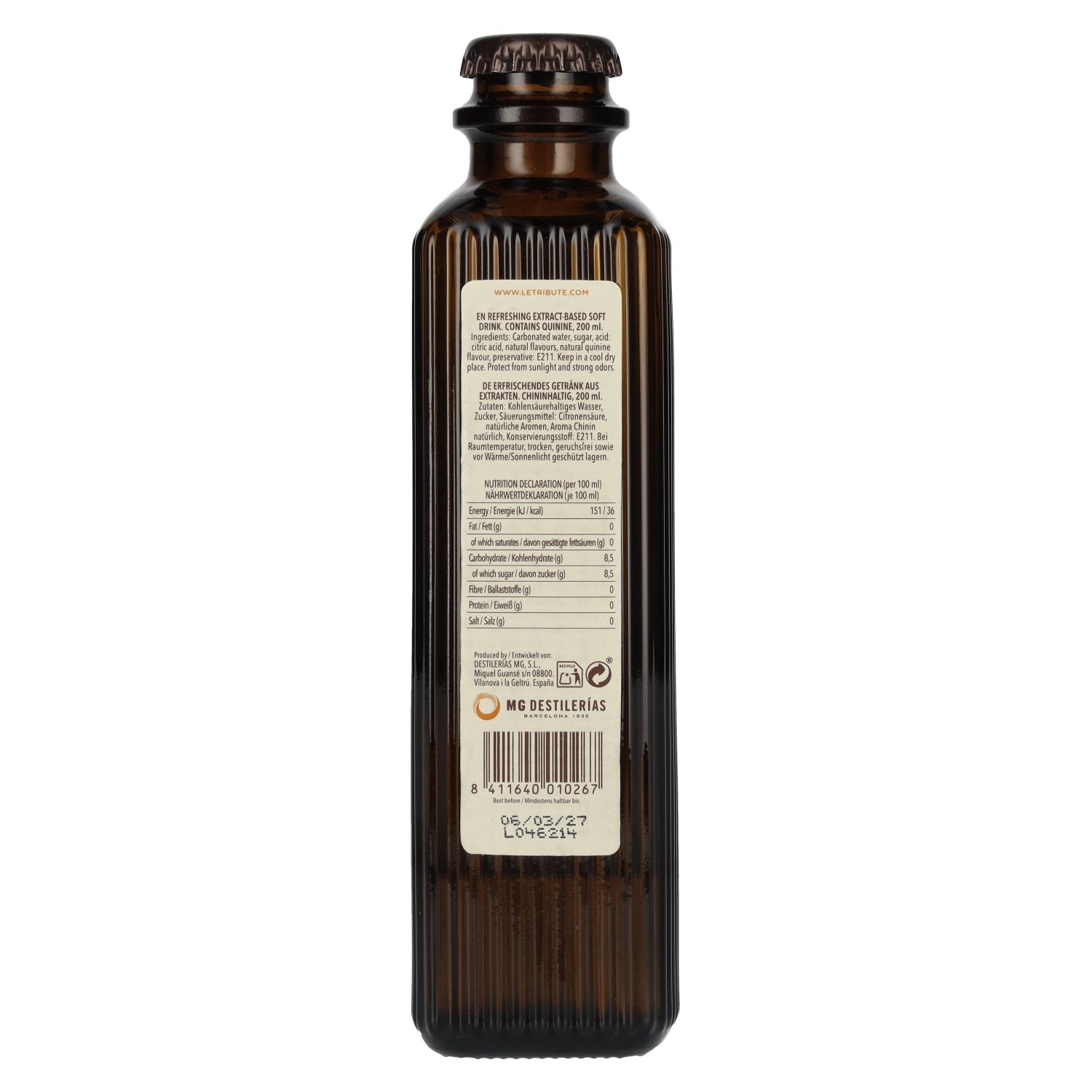 Le Tribute Tonic Water 24x0,2l