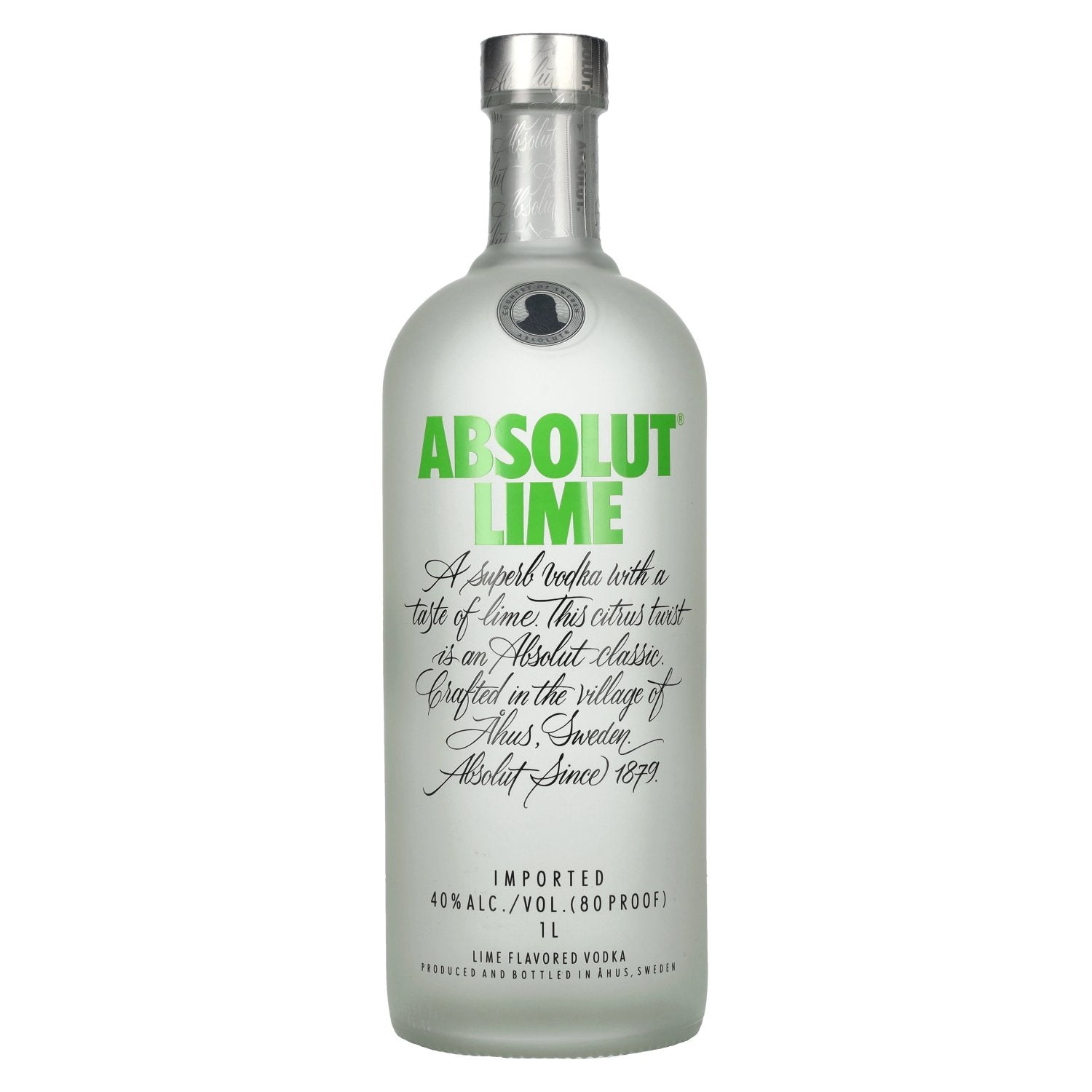 Absolut LIME Flavoured Vodka 40% Vol. 1l