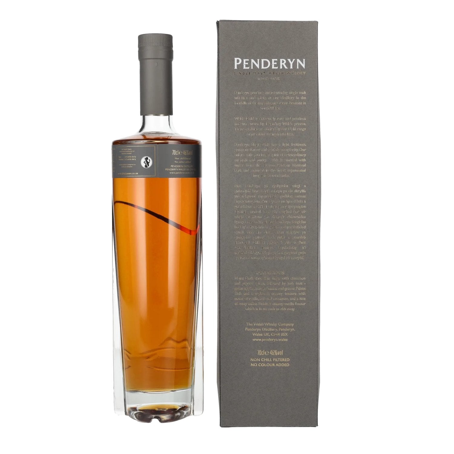 Penderyn RICH OAK Single Malt Welsh Whiskey 46% Vol. 0,7l in Geschenkbox
