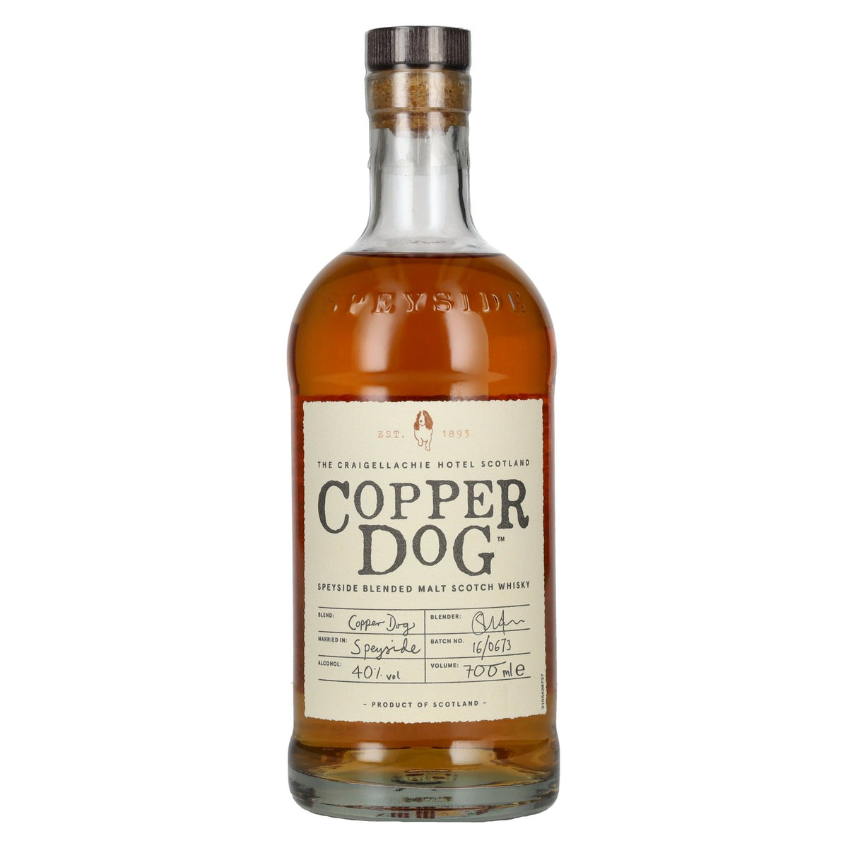 Copper Dog Speyside Blended Malt Scotch Whisky 40% vol. 0.7 l