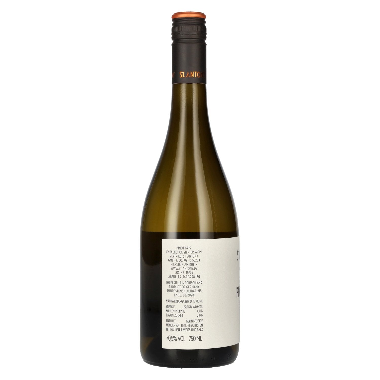 St. Antony Pinot Gris sans alcool 0,75 l