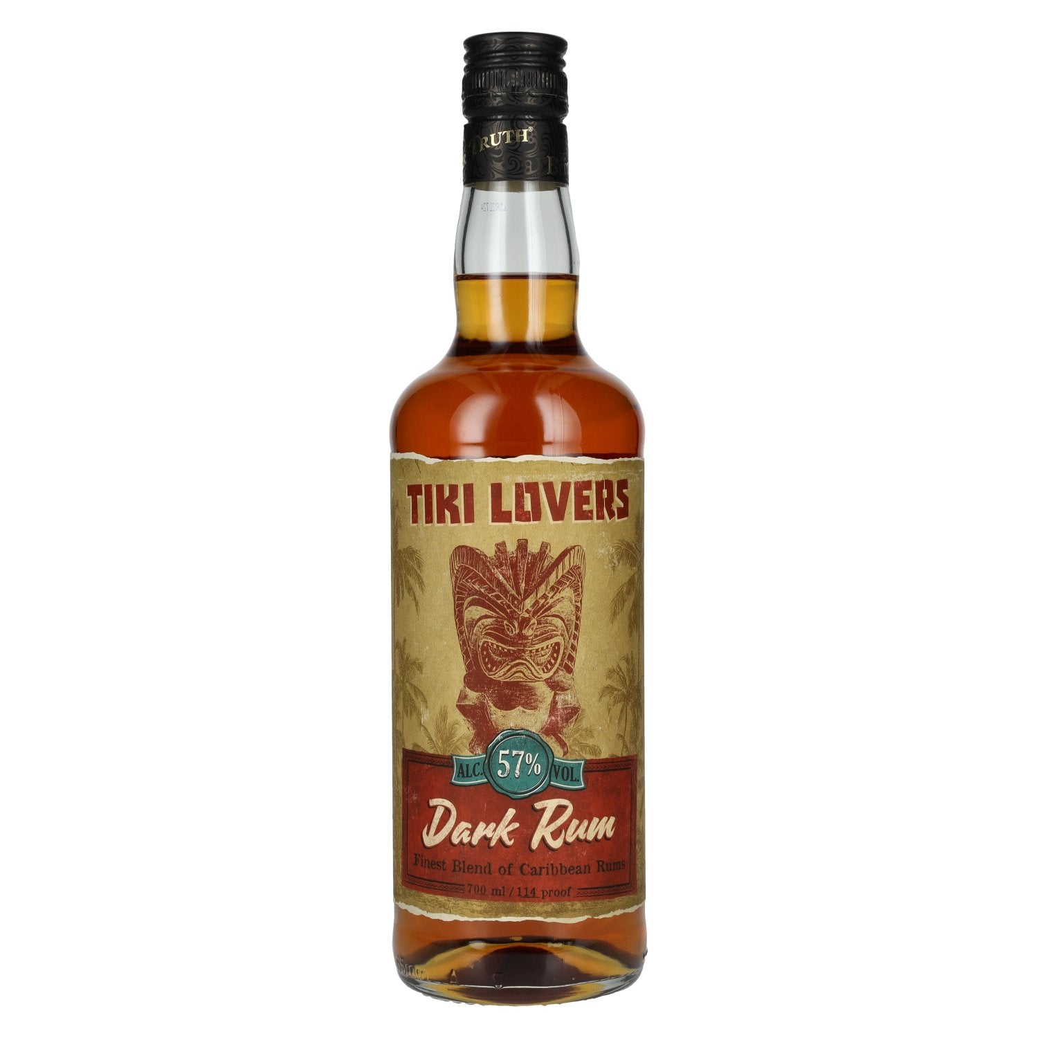 Tiki Lovers Rum Dark Finest Caribbean Blend 57% vol. 0,7l