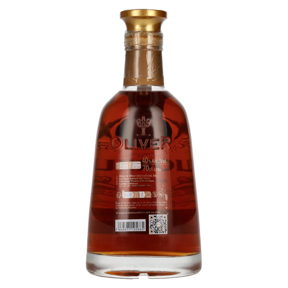 Ron Quorhum 16 Solera TERRA NOVA 40 % vol. 0,7 l