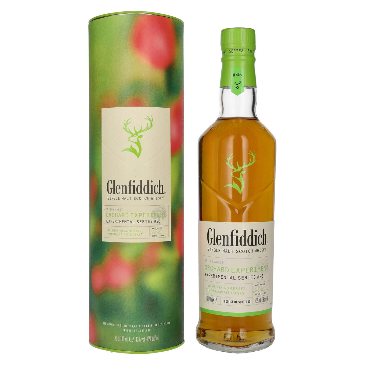 Glenfiddich ORCHARD EXPERIMENT, whisky single malt écossais, 43 % vol., 0,7 l, dans un coffret cadeau