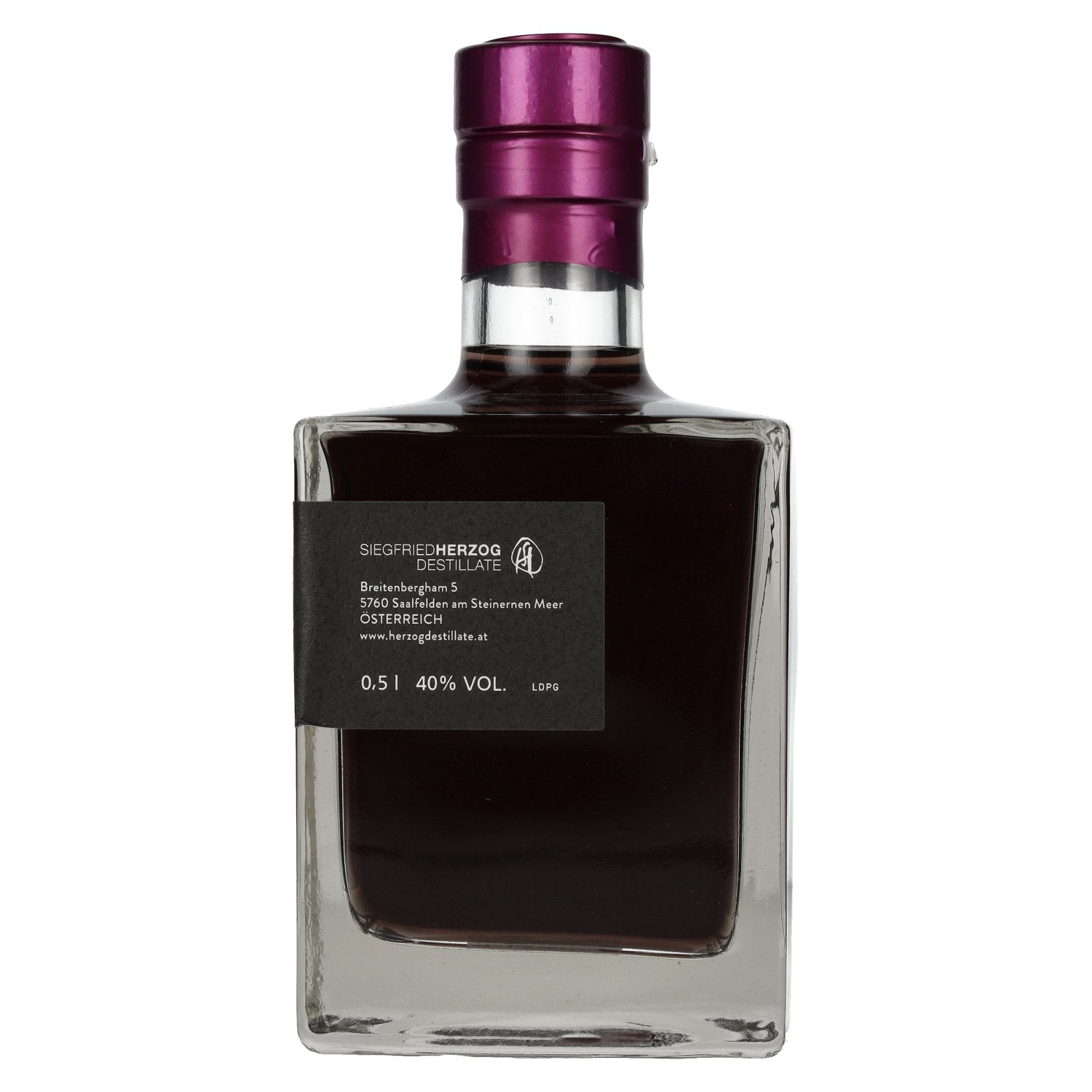 Siegfried Herzog Destillate Deep and Purple Gin Natürlich für uns 40% Vol. 0,5l