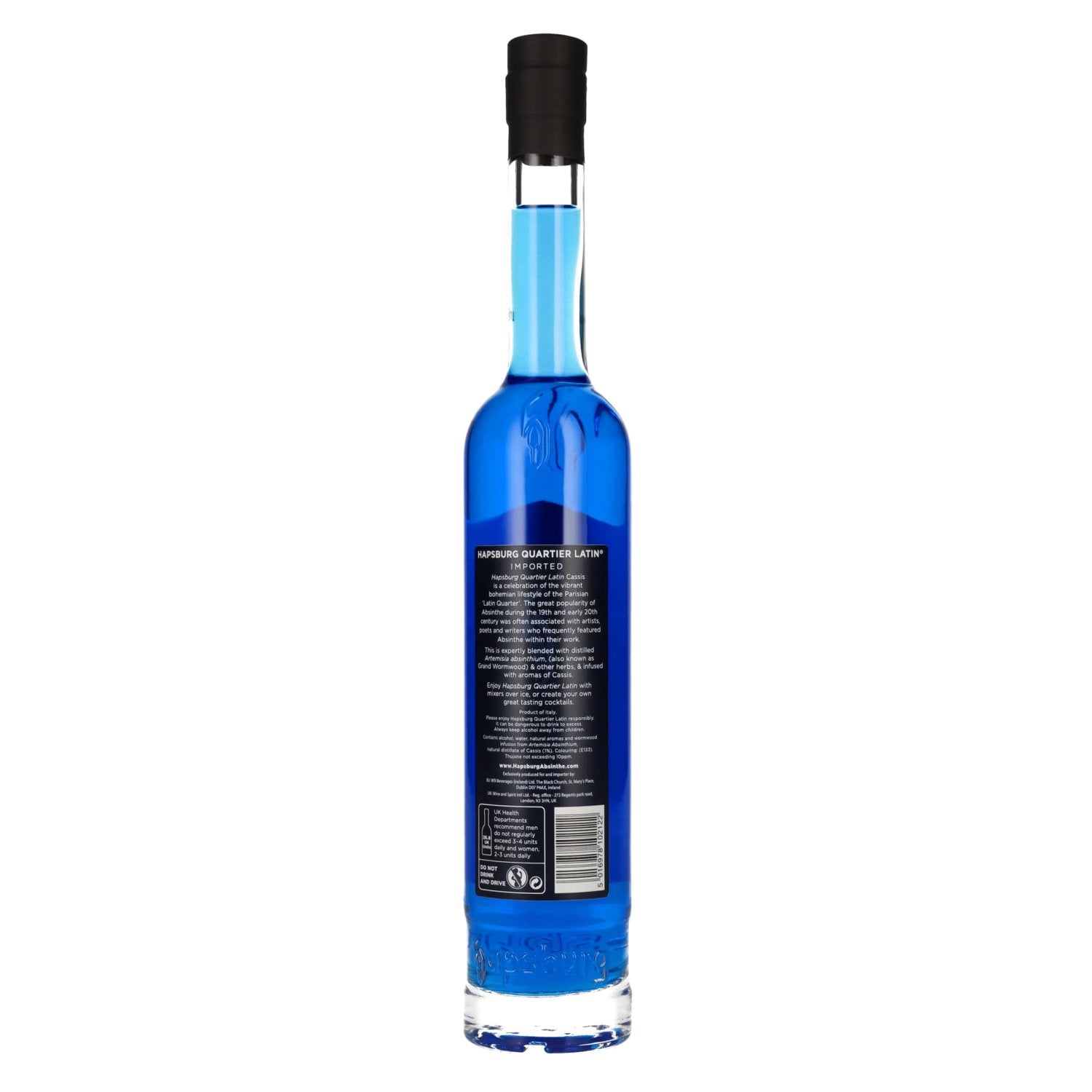 Hapsburg Absinthe QUARTIER LATIN Met CASSIS-Smaak 53,5% Vol. 0,5l