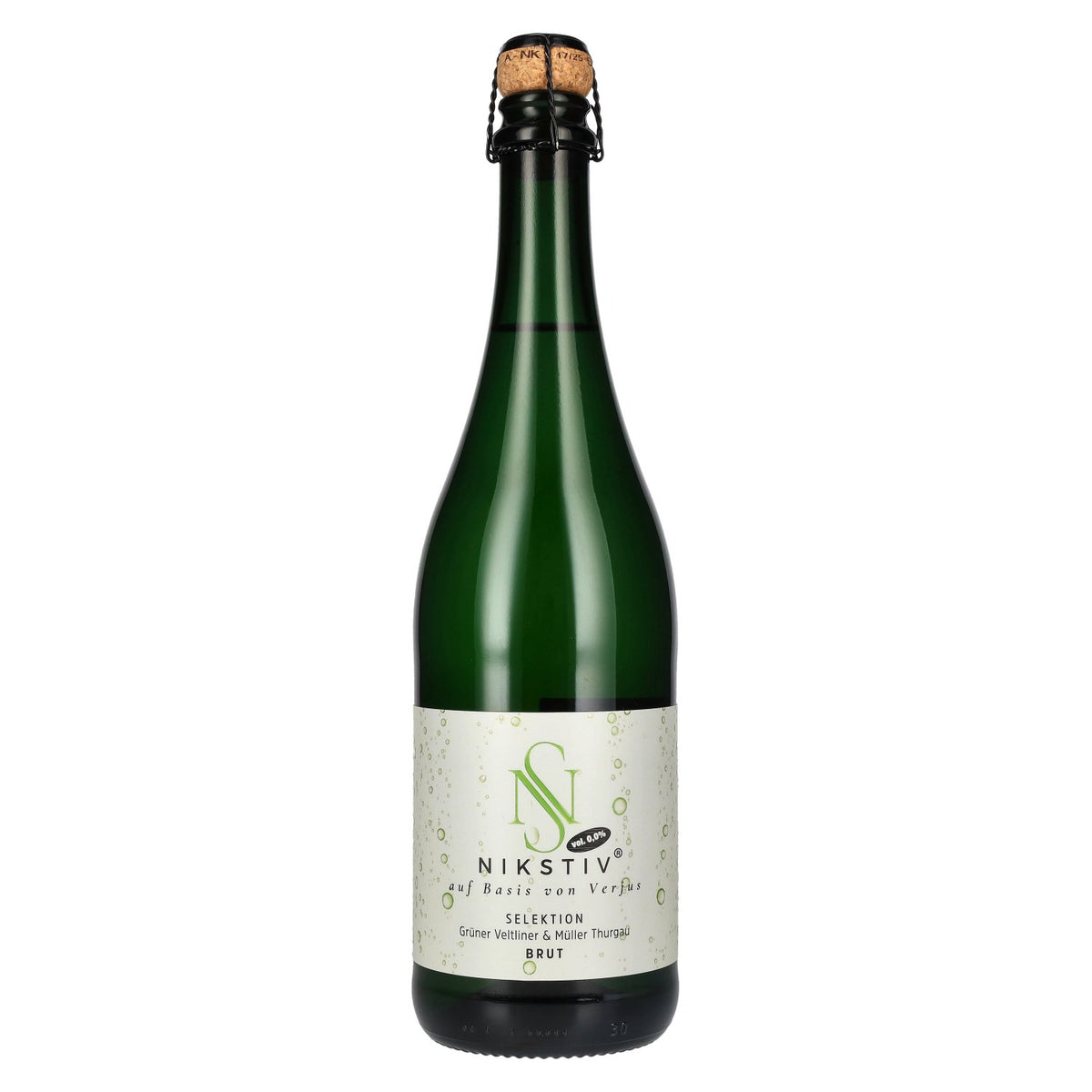 NikStiv Selection Grüner Veltliner &amp; Müller Thurgau Brut, alcohol-free, 0.75 l