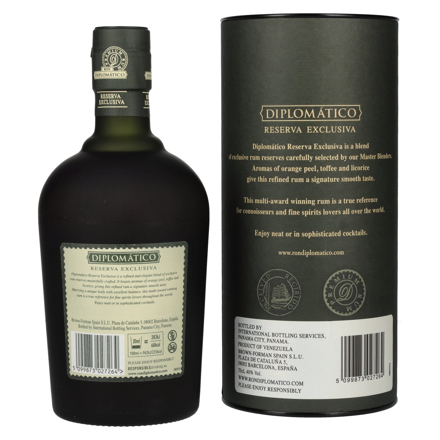 Diplomático RESERVA EXCLUSIVA Ron Antiguo 40% Vol. 0,7l in Geschenkbox