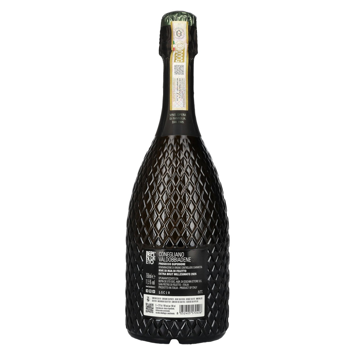 Bepin De Eto Prosecco Superiore Extra Brut Millesimato DOCG 2025 11,5 % vol. 0,75 l