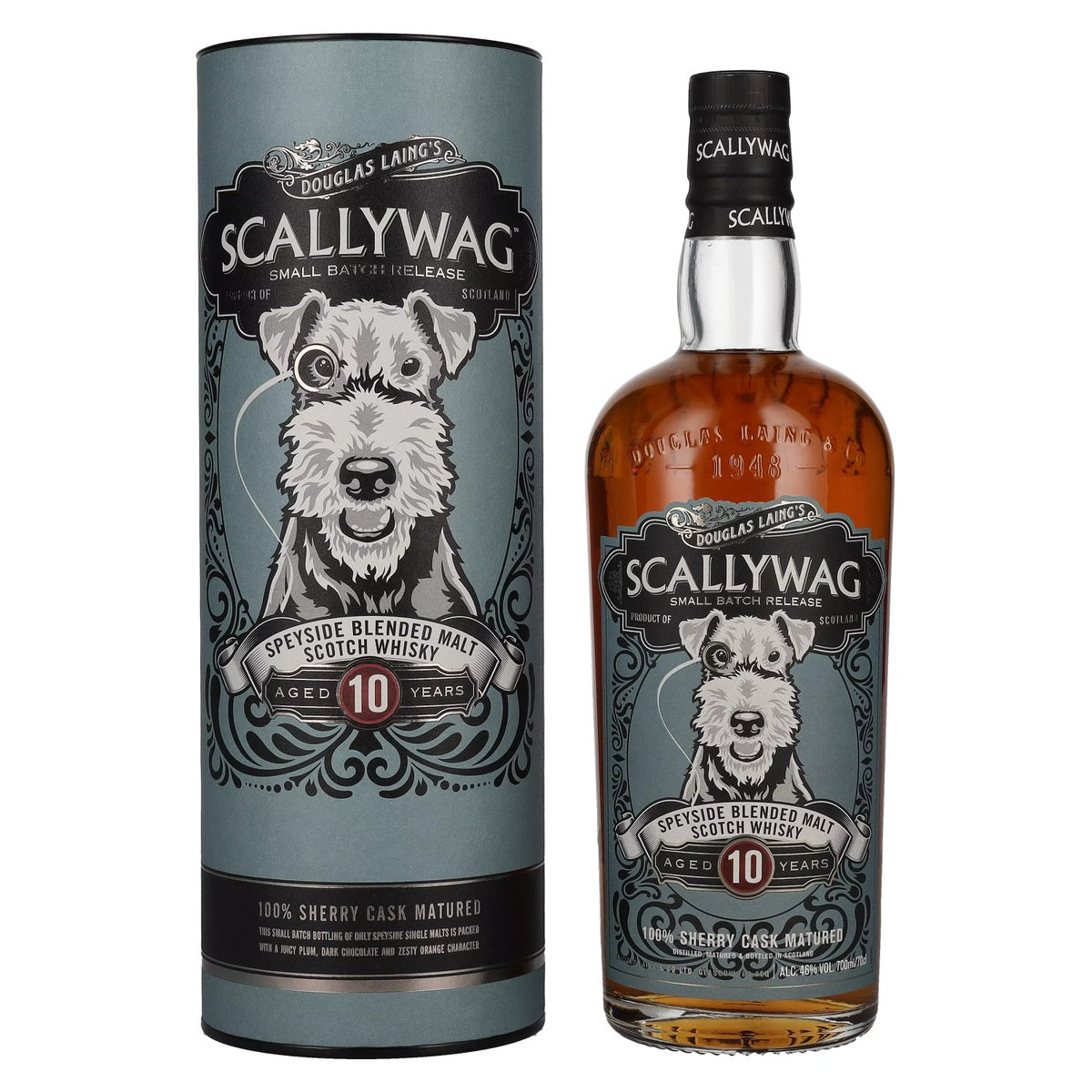 Douglas Laing Scallywag 10 Years Old Speyside Blended Malt 46% vol. 0.7 l in a gift box