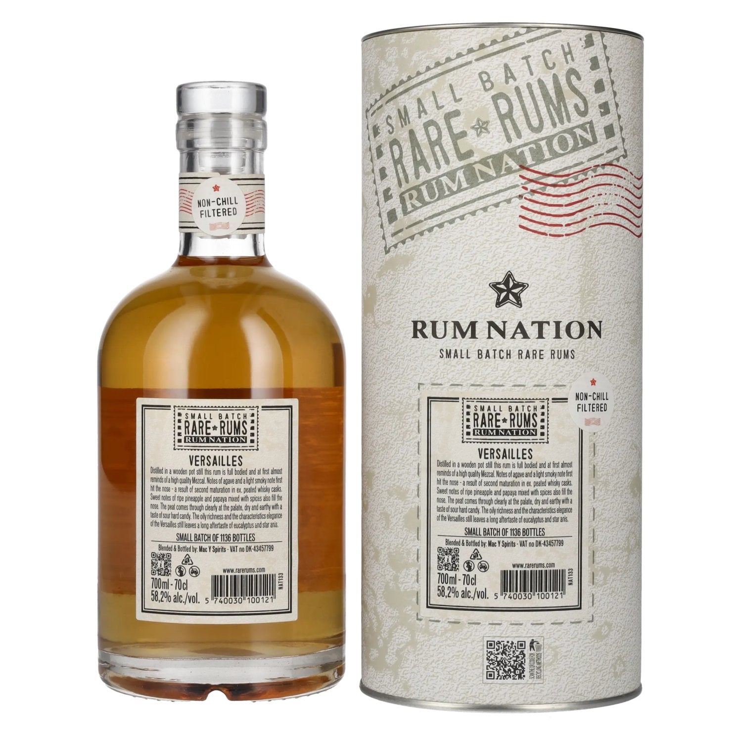 Rum Nation Rare Rums VERSAILLES 2007/2024 58,2% Vol. 0,7l in Geschenkbox