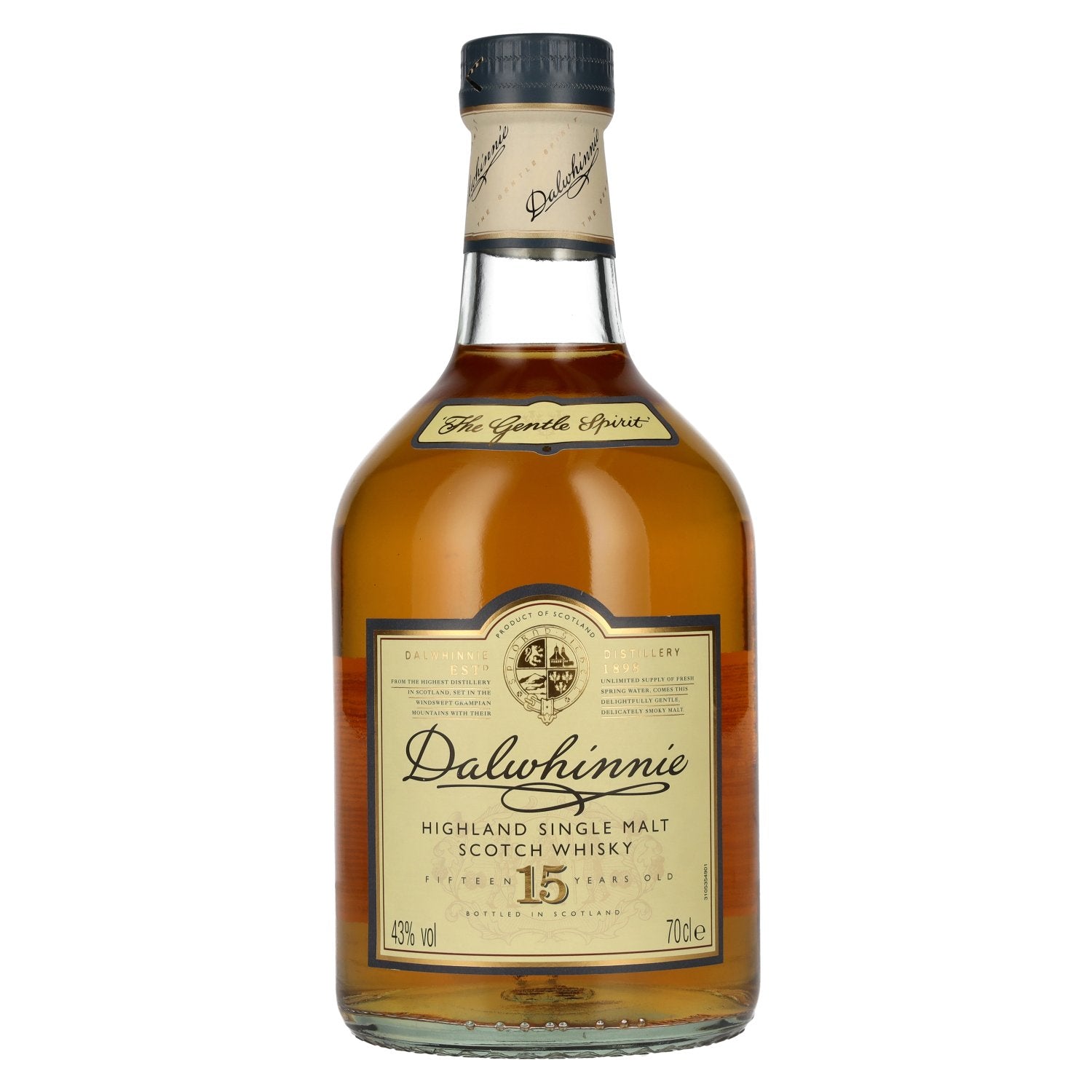 Dalwhinnie 15 Years Old Highland Single Malt Scotch Whisky 43% Vol. 0,7l in geschenkverpakking